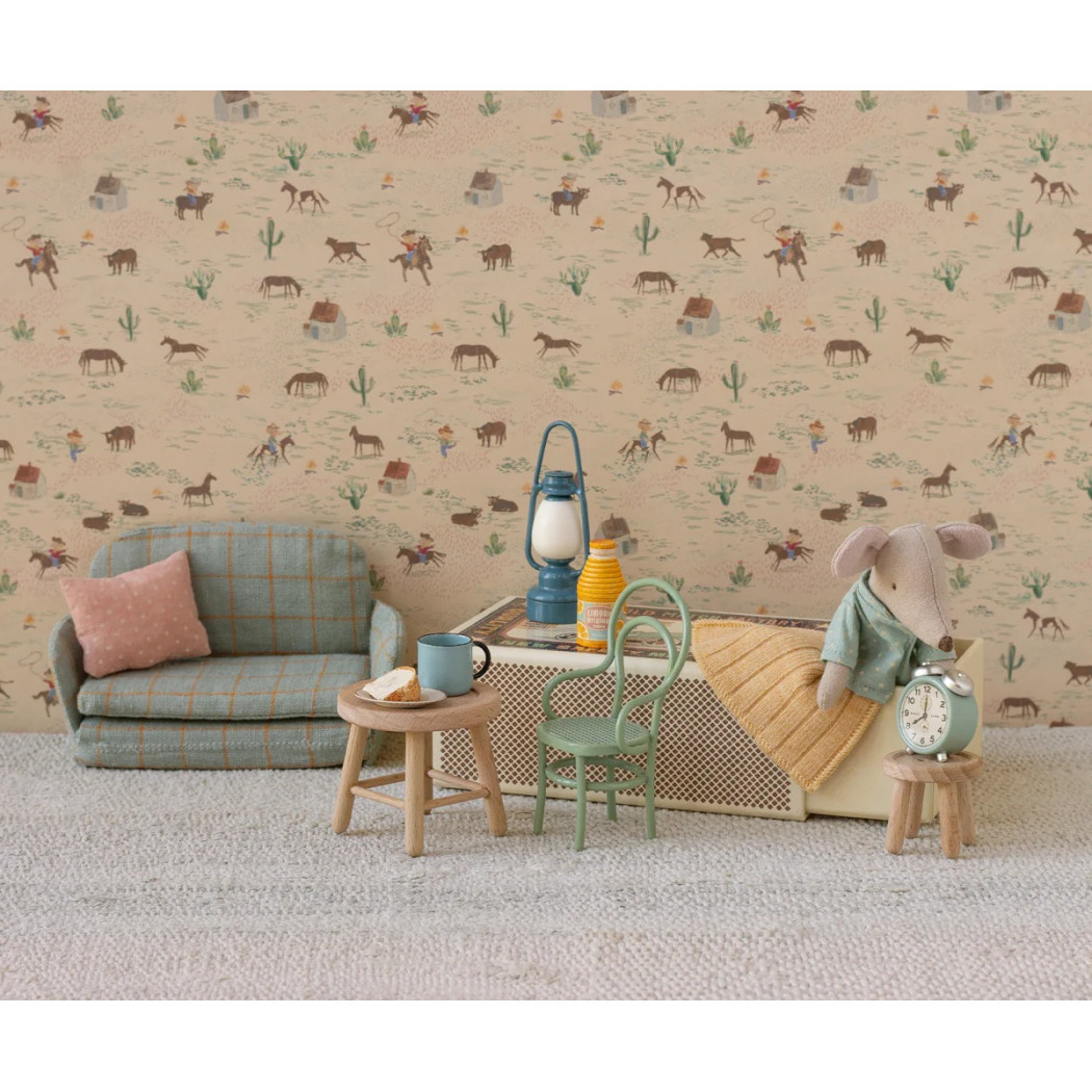 Zestaw stolik i taboret dla myszek - Table And Stool Set Mouse - Maileg