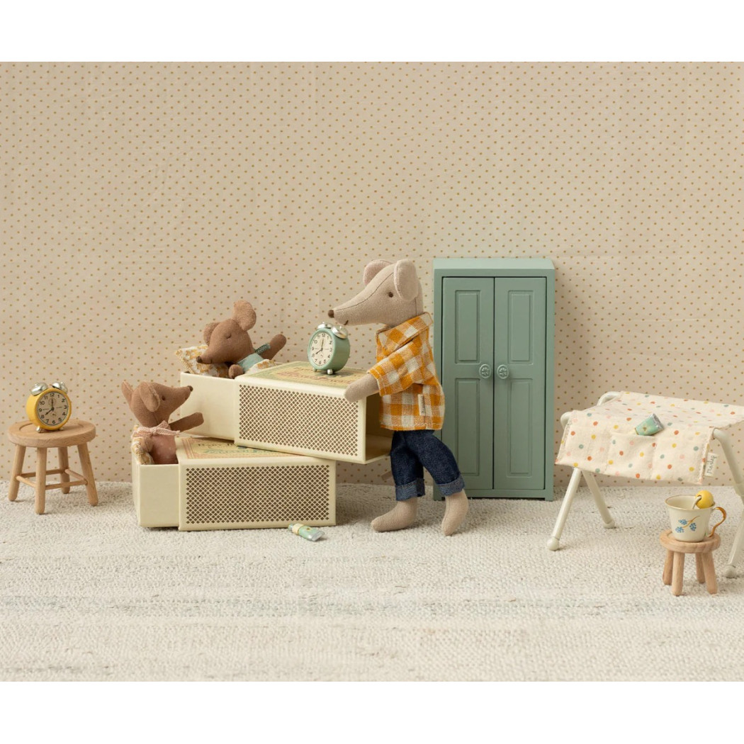 Przewijak - Off White - Nursery Table Baby Mouse - Akcesoria dla Lalek - Maileg