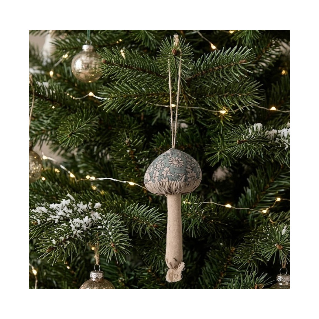 Zielony Muchomor - Dekoracja Bożonarodzeniowa Maileg - Mushroom Ornament Blossom Green