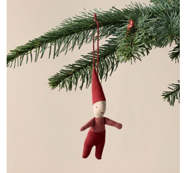 Krasnoludek Chłopiec - Bawełniana Dekoracja Bożonarodzeniowa - Pixy Ornament  Boy - Maileg