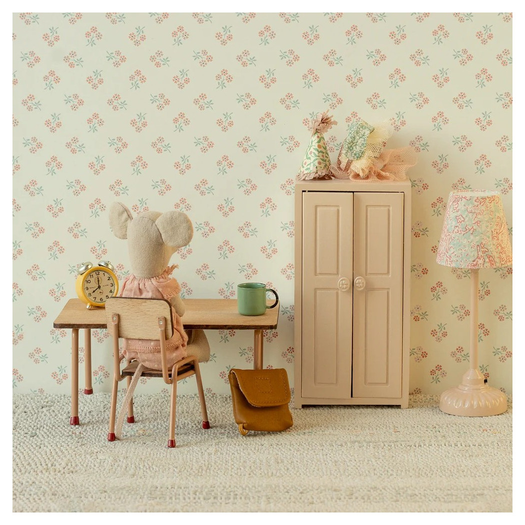 Różowa Drewniana Szafa do Domku dla Myszek- Closet Mouse Light Rose - Maileg