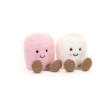 Para Pianek - Wesołe Pianki Marshmallows - 9 cm - Pluszowa Maskotka - JellyCat
