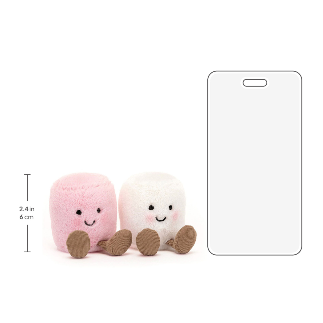 Para Pianek - Wesołe Pianki Marshmallows - 9 cm - Pluszowa Maskotka - JellyCat