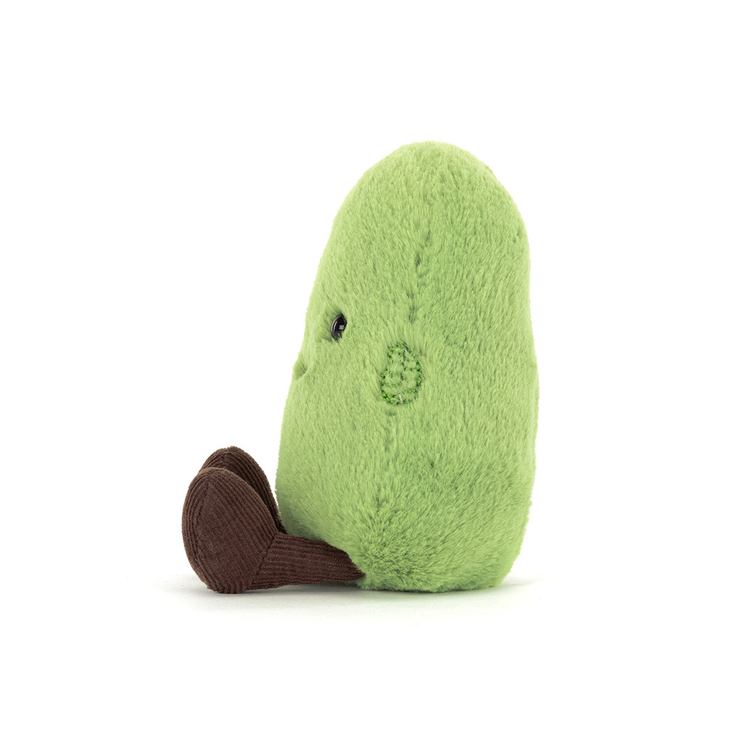 Soyella - Wesoła Zielona Fasola Edamame 12 cm - Pluszowe Fasolka - Maskotka Przytulanka - JellyCat