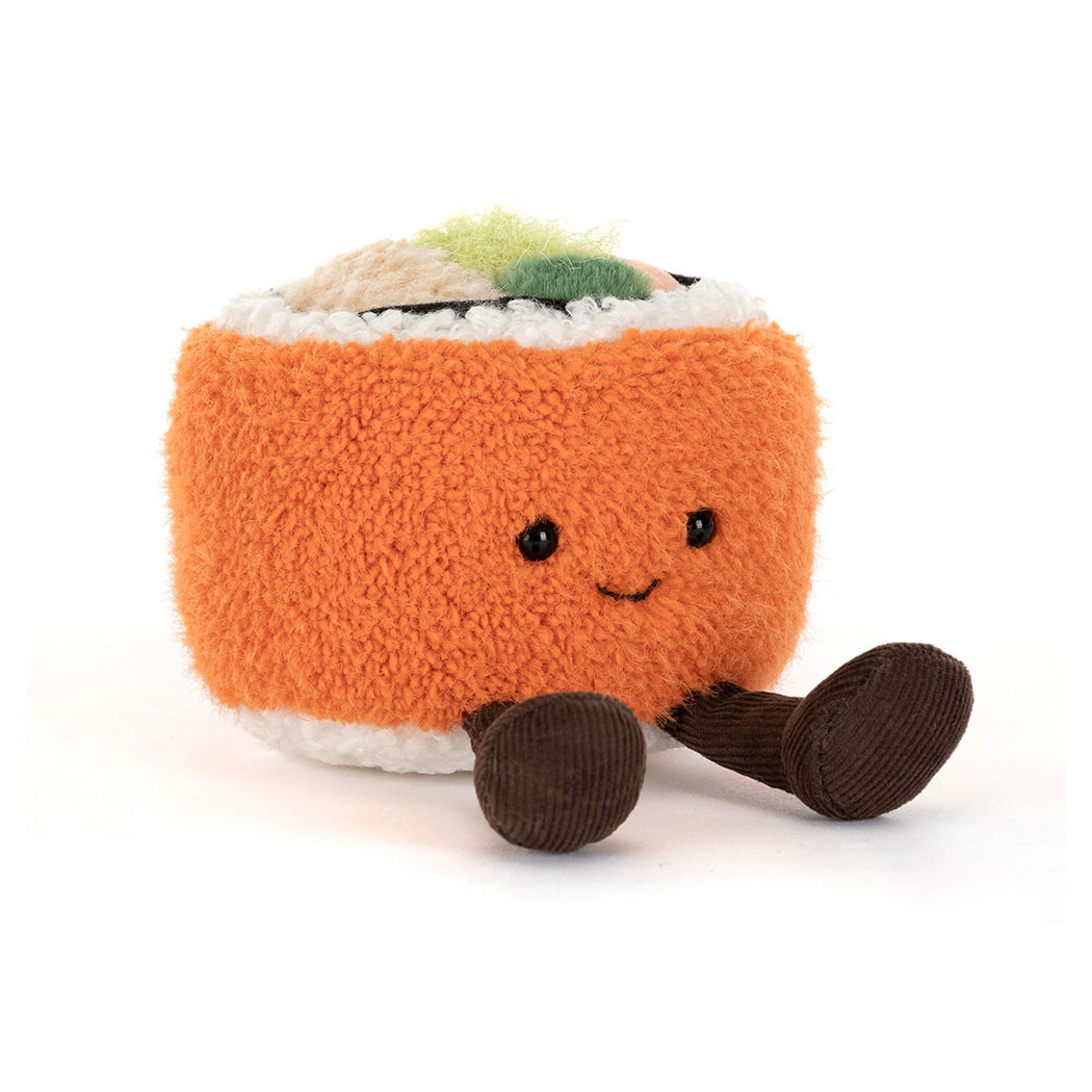 Codhi California Roll Wesołe Sushi 9 cm - Pluszowe - Maskotka Przytulanka - JellyCat