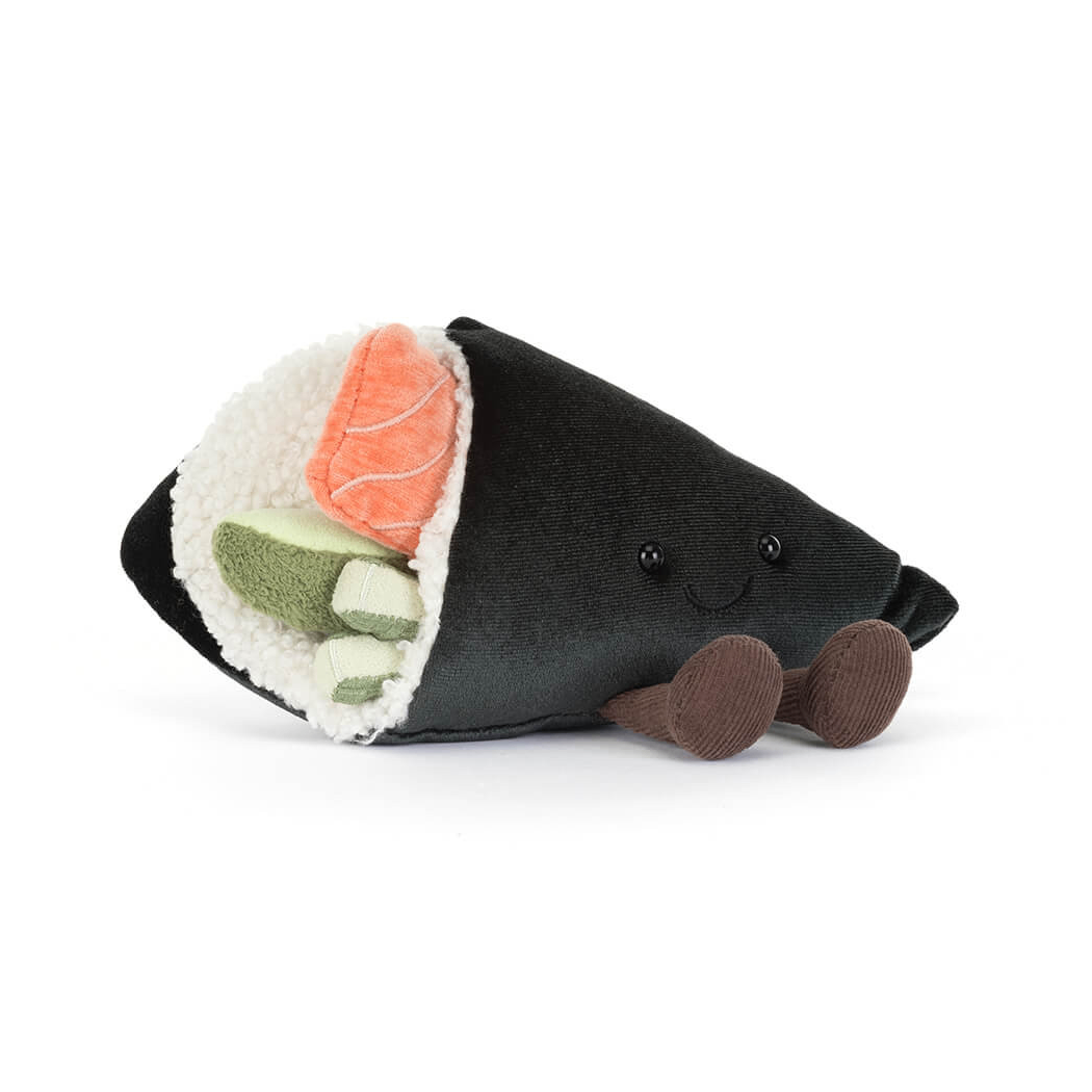 Coneroi Temaki Wesołe Sushi 18 cm - Pluszowe Onigiri - Maskotka Przytulanka - JellyCat