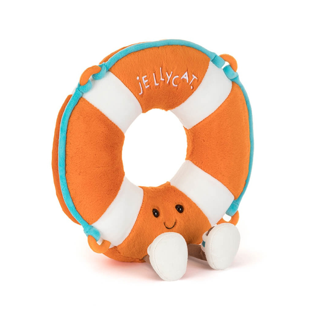Zabawne Koło Ratunkowe 33 cm - Pluszowe Koło - Maskotka Przytulanka - JellyCat
