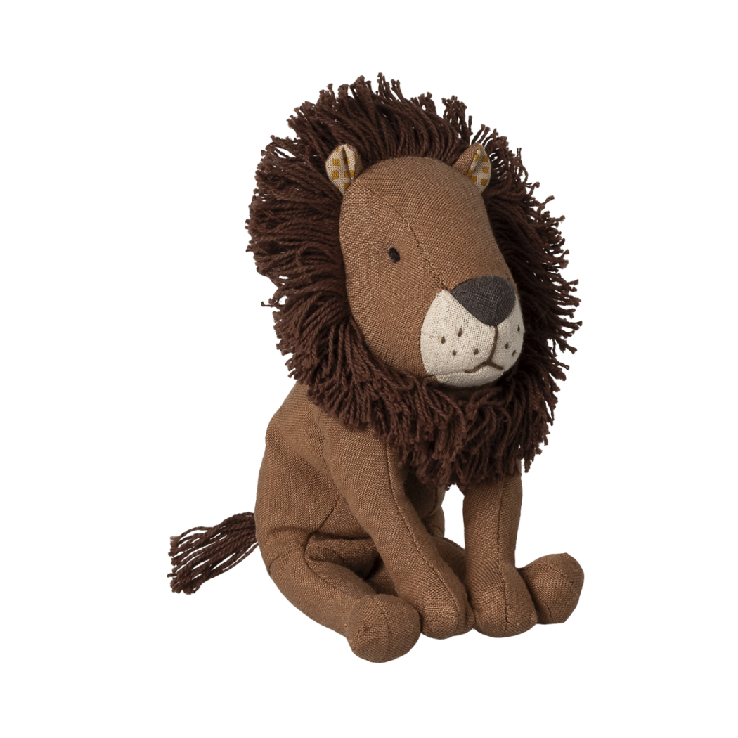 Little Leo - 12 cm - Lew Maskotka Przytulanka Bawełniana - Maileg