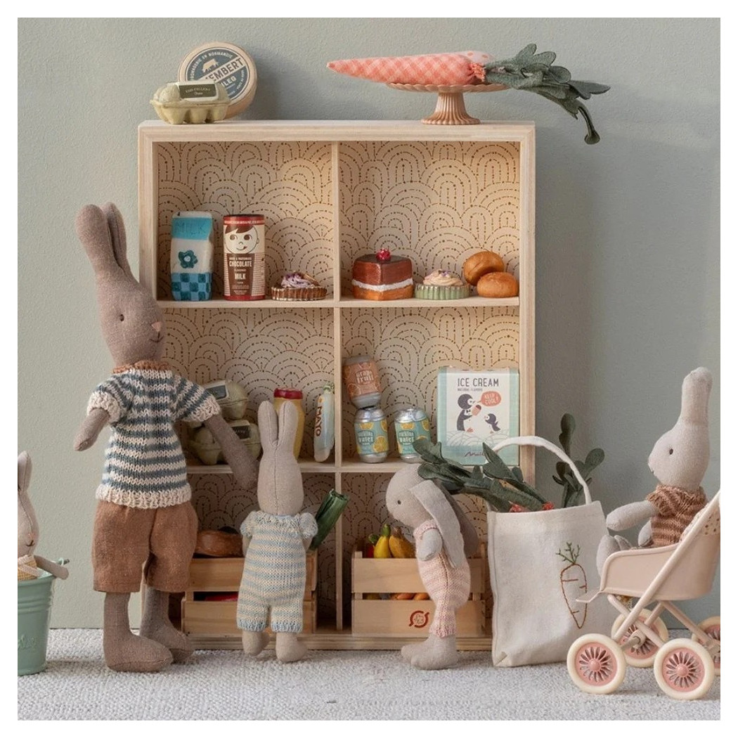 Produkty Spożywcze - Miniature Grocery Box - Akcesoria dla Lalek - Maileg