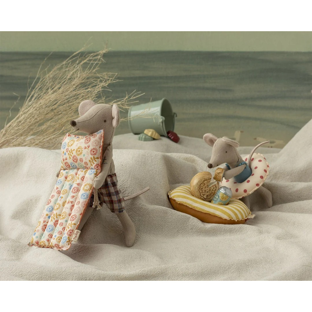 Myszka Tata Plażowicz z Materacem - Dad Mouse - Maileg