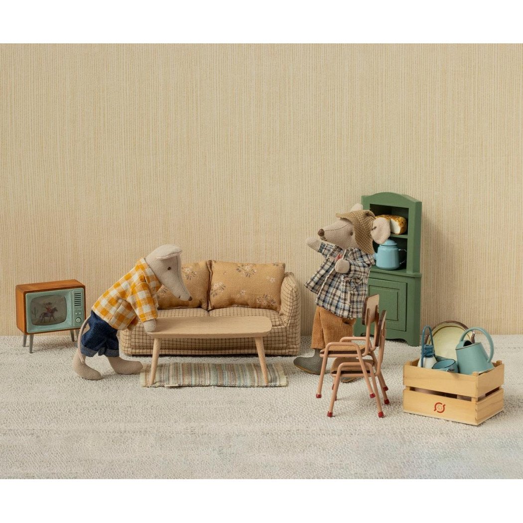 Kanapa dla Myszek - Mable Couch Mouse - Akcesoria dla Lalek - Maileg