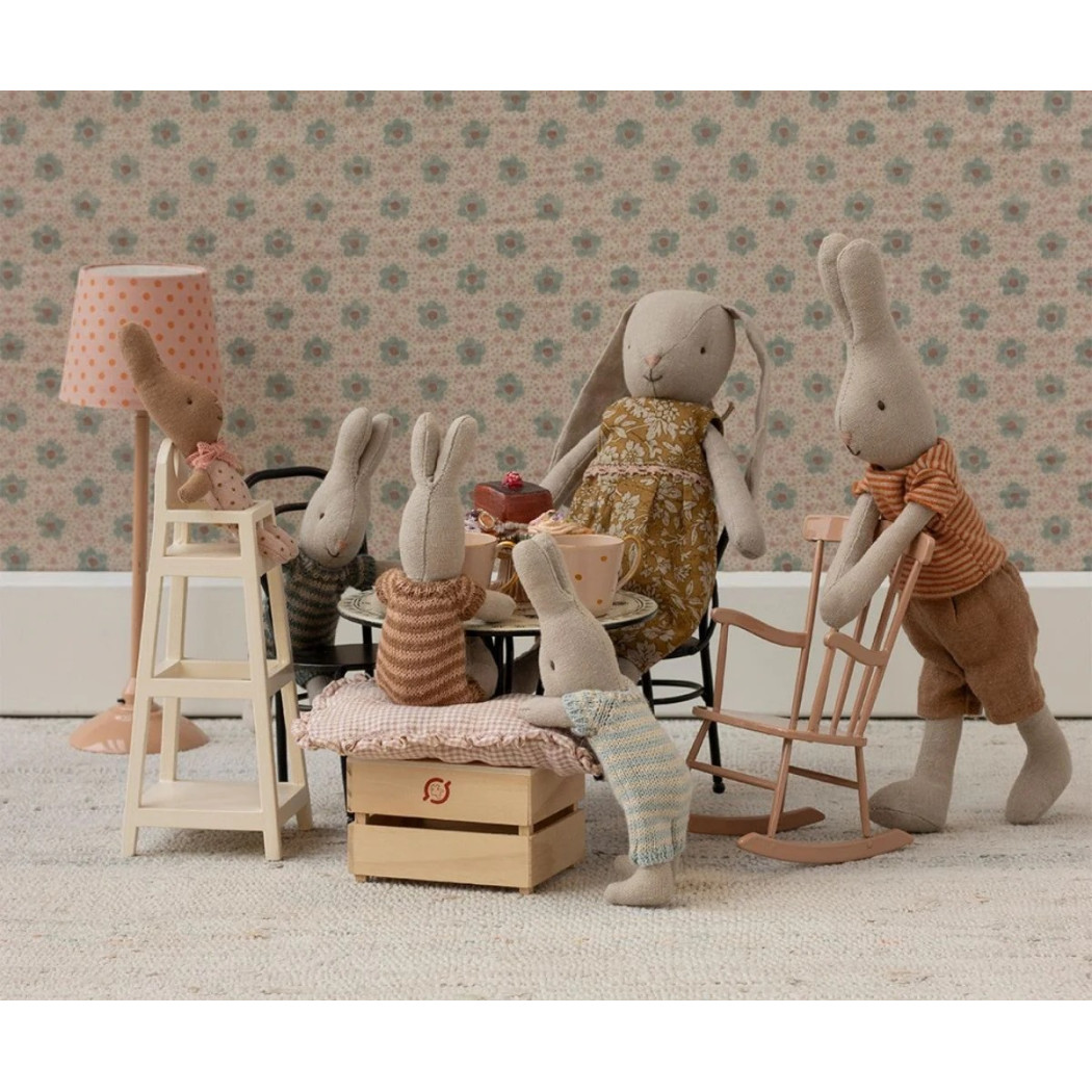 Fotel Bujany Beżowy - Rocking Chair Mouse - Dark Sand - Maileg