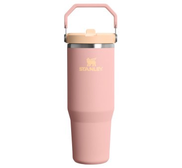 Peach Rose 0.89L - Kubek Termiczny z Ustnikiem - IceFlow Flip Straw Tumbler - Stanley