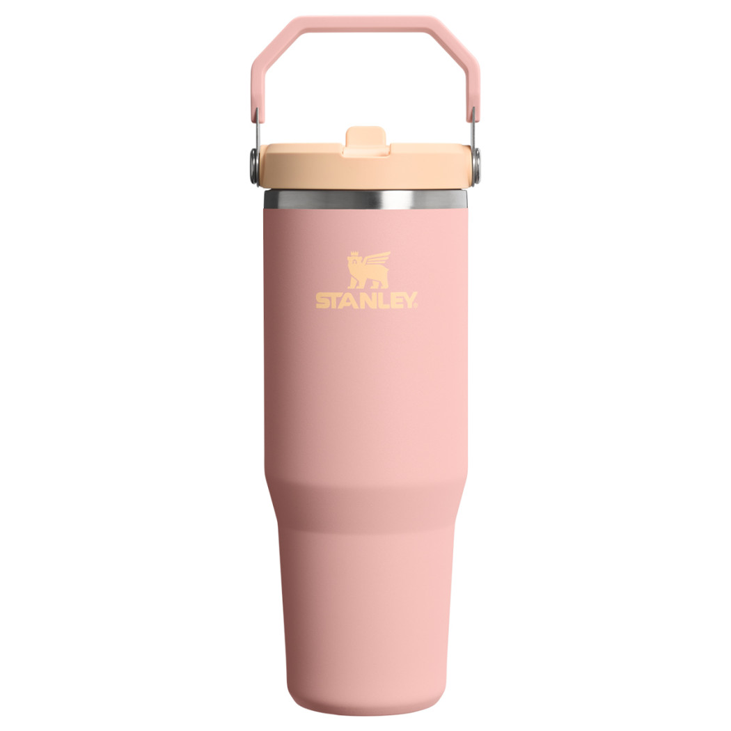Peach Rose 0.89L - Kubek Termiczny z Ustnikiem - IceFlow Flip Straw Tumbler - Stanley
