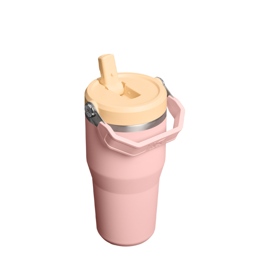Peach Rose 0.59L - Kubek Termiczny z Ustnikiem - IceFlow Flip Straw Tumbler - Stanley