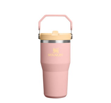 Peach Rose 0.59L - Kubek Termiczny z Ustnikiem - IceFlow Flip Straw Tumbler - Stanley