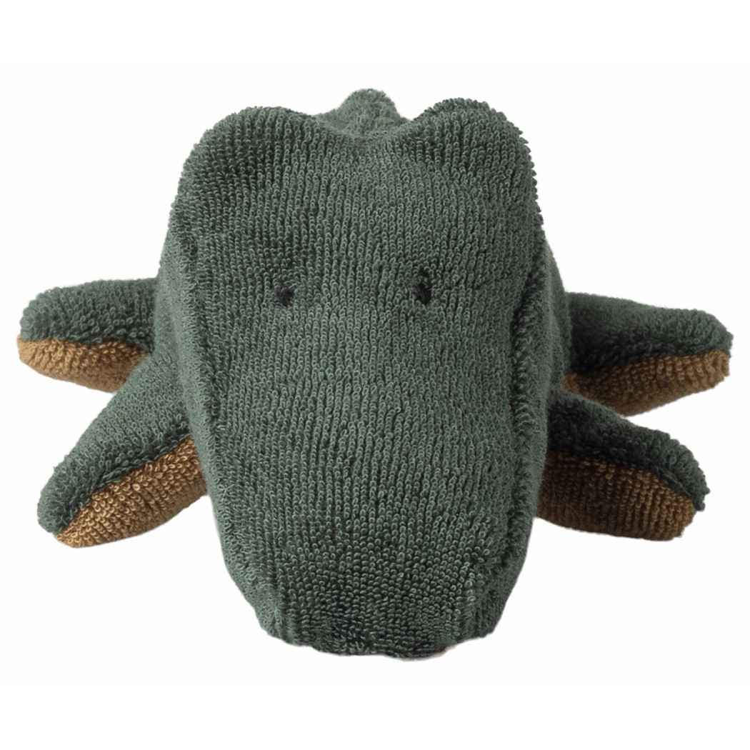Mini Krokodyl - Leśna Zieleń - 26 cm - Pluszowy Aligator Maskotka Przytulanka Bawełniana - Safari Friends - Maileg