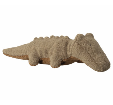 Mini Krokodyl - Oliwkowa Zieleń - 26 cm - Pluszowy Aligator Maskotka Przytulanka Bawełniana - Safari Friends - Maileg