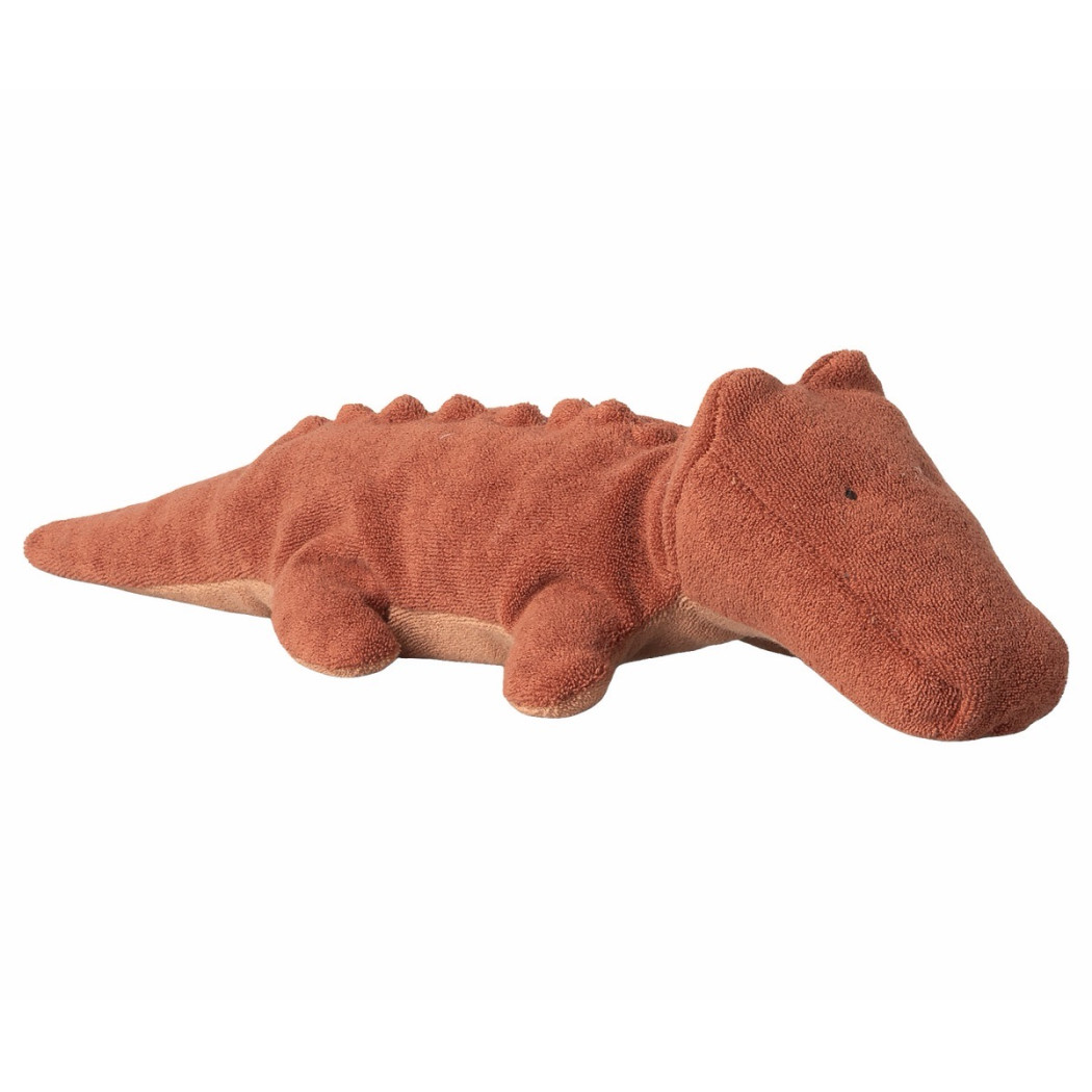Mały Krokodyl - Vintage Róż - 36 cm - Pluszowy Aligator Maskotka Przytulanka Bawełniana - Safari Friends - Maileg