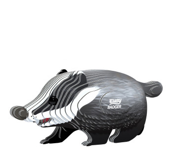 Borsuk - Eko Układanka 3D - Leśne Zwierzęta - Badger - Eugy