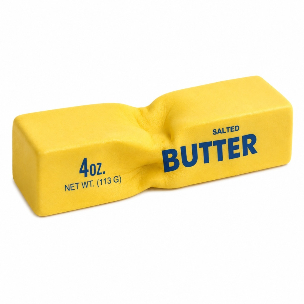 Gniotek Masło - Squishy Butter - Antystresowa Miękka Zabawka Sensoryczna Relaksacyjna