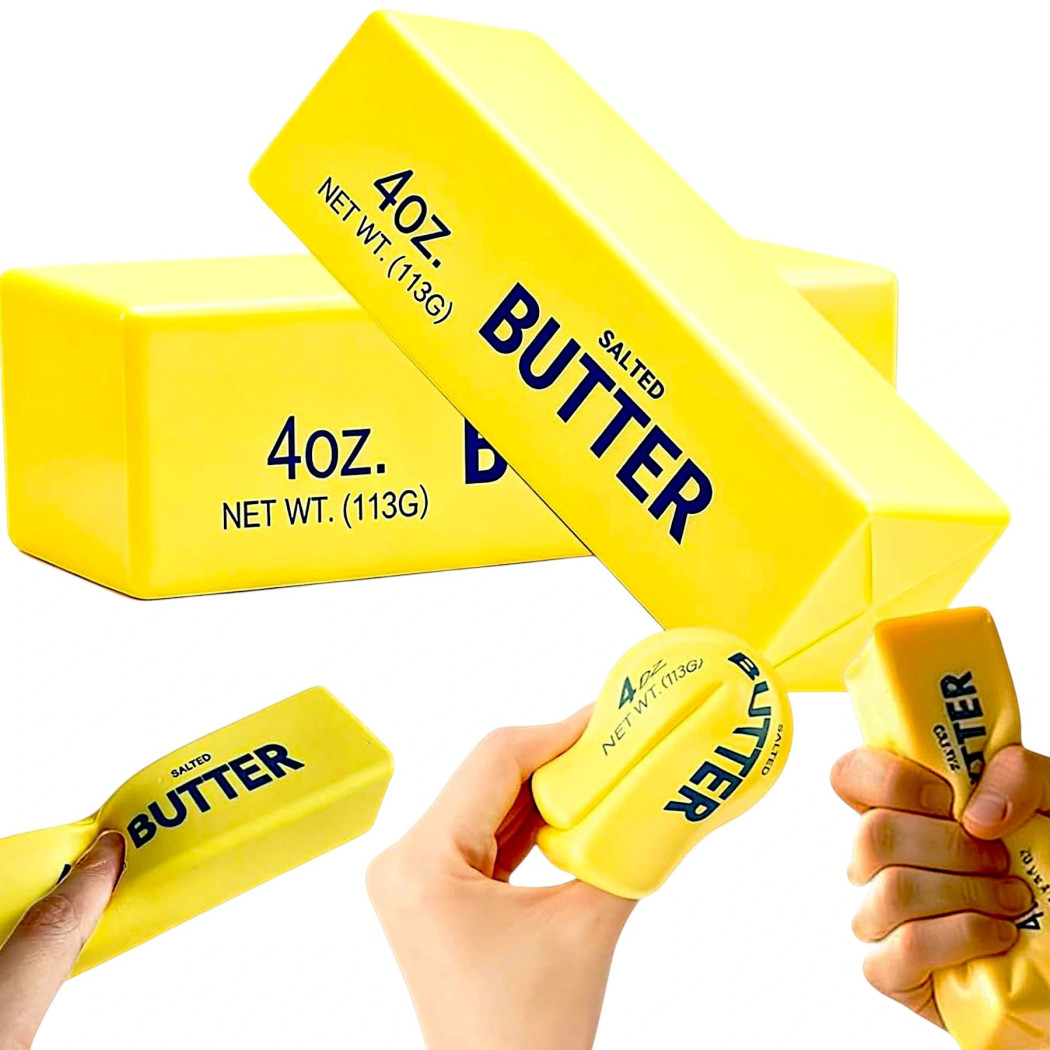 Gniotek Masło - Squishy Butter - Antystresowa Miękka Zabawka Sensoryczna Relaksacyjna