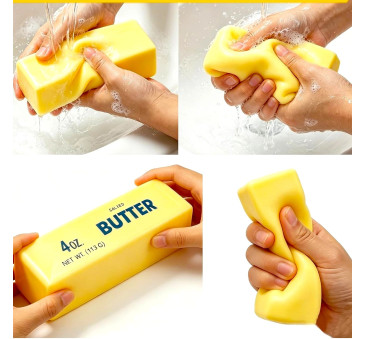 Gniotek Masło - Squishy Butter - Antystresowa Miękka Zabawka Sensoryczna Relaksacyjna