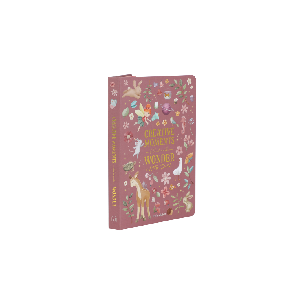 Różowy Tablet Graficzny do Rysowania - 30 kart - Rysunkowy dla Dzieci - Little Dutch