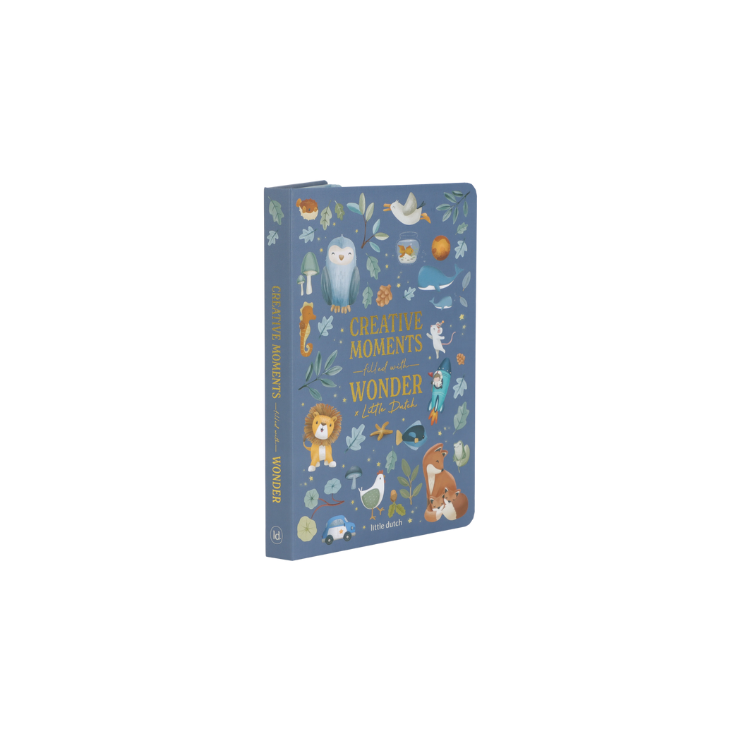 Niebieski Tablet Graficzny do Rysowania - 30 kart - Rysunkowy dla Dzieci - Little Dutch