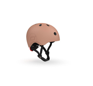 Mocha S-M - Ultralekki Regulowany Kask Dla Dzieci 3+ - Tylna Lampka LED - Scootandride