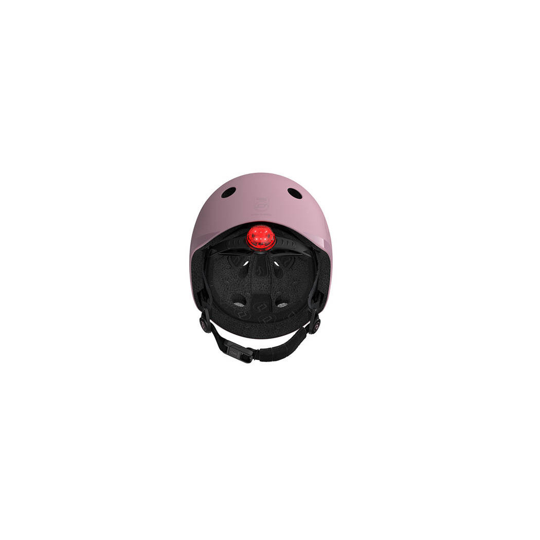 Wildberry S-M - Ultralekki Regulowany Kask Dla Dzieci 3+ (51-55 cm) - Tylna Lampka LED - Scootandride