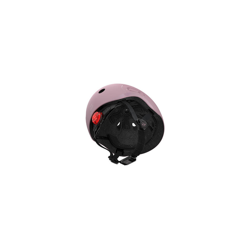 Wildberry S-M - Ultralekki Regulowany Kask Dla Dzieci 3+ (51-55 cm) - Tylna Lampka LED - Scootandride