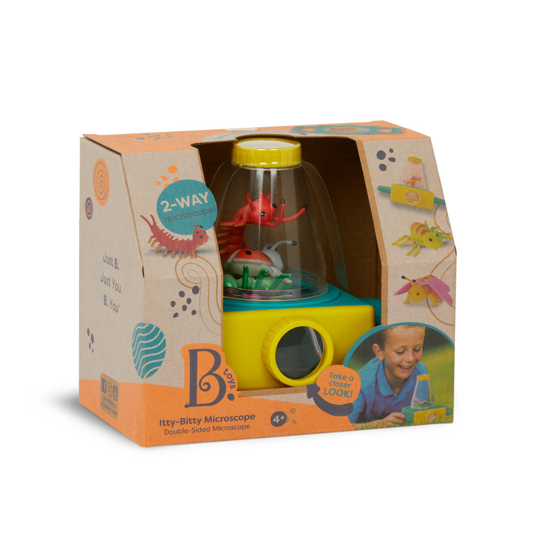 Itty-Bitty - Dwustronny Mikroskop Dziecięcy z Owadami - Btoys