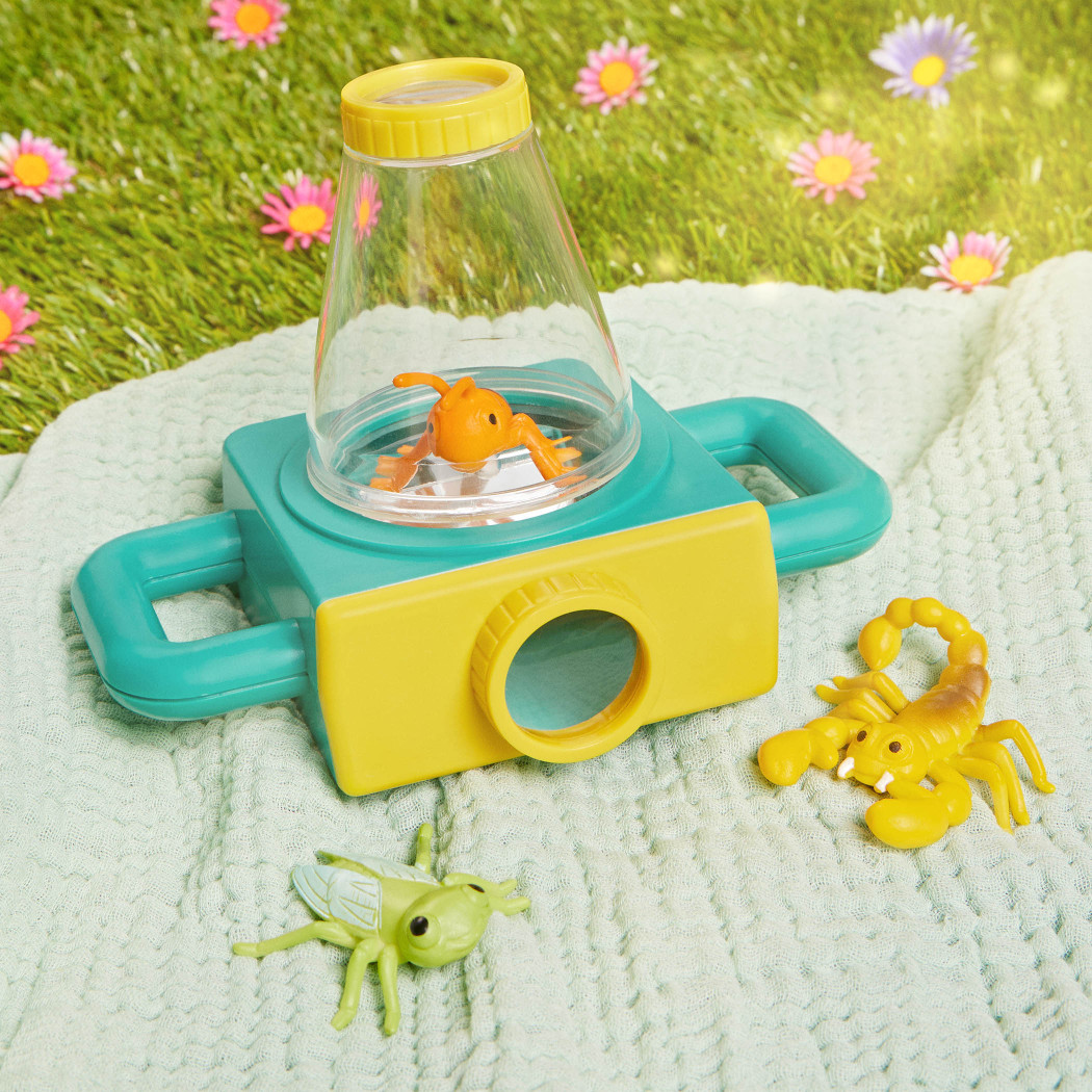 Itty-Bitty - Dwustronny Mikroskop Dziecięcy z Owadami - Btoys