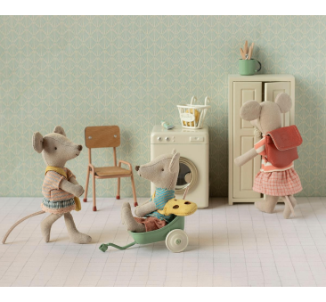 Myszka Młodsza Siostra z Torebką - Little Sister Mouse with Bag - Maileg