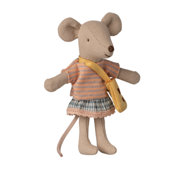 Myszka Młodsza Siostra z Torebką - Little Sister Mouse with Bag - Maileg