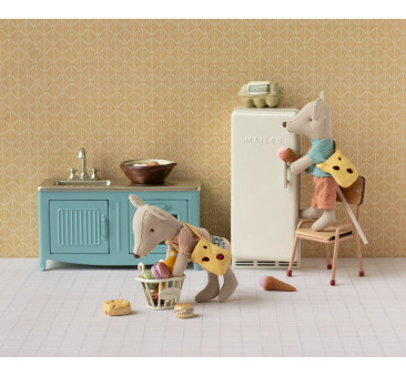 PROMOCJA Myszka Młodszy Brat z Torbą - Little Brother Mouse with Bag - Maileg