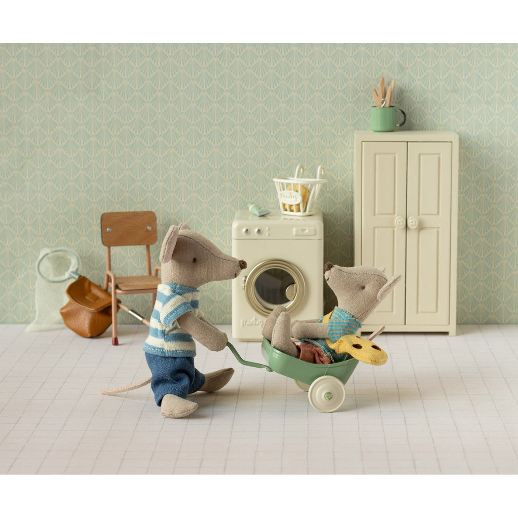 PROMOCJA Myszka Młodszy Brat z Torbą - Little Brother Mouse with Bag - Maileg
