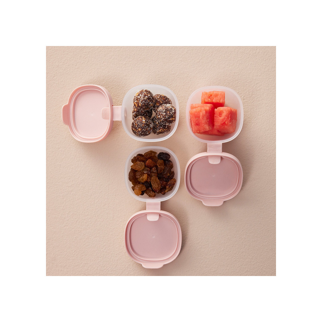 Berry - 3 Pojemniki na Przekąski ze Szczelną Pokrywką - Pasują do Lunchboxa - Pudełka - B.BOX