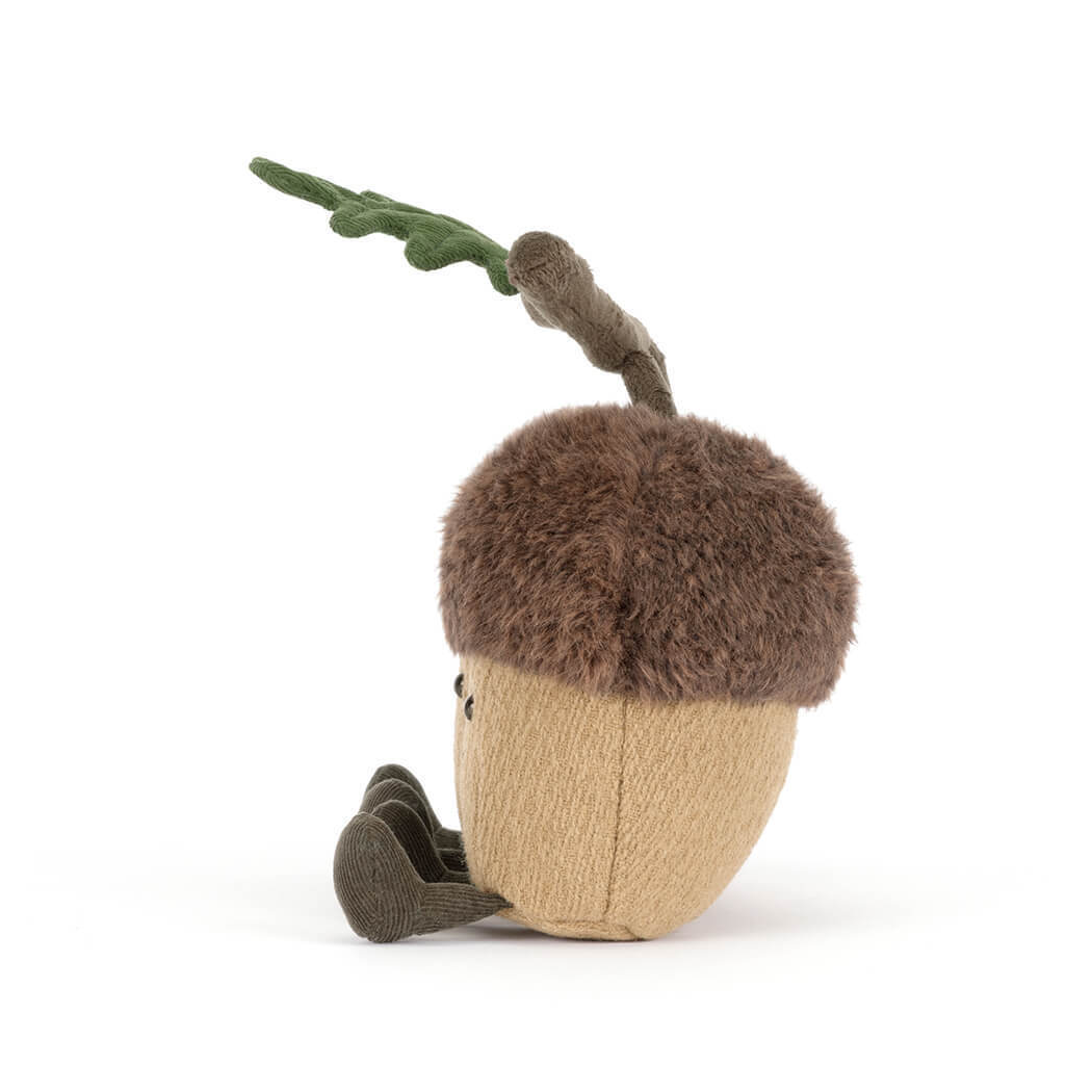 Para Żołędzi Ort & Tum - Wesołe Żołędzie z Liściem - 18 cm - Pluszowa Maskotka - JellyCat