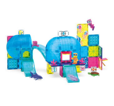 Undersea Adventure - Podwodna Baza - Klocki Magnetyczne 58 elementów z Figurkami - Magna-Tiles
