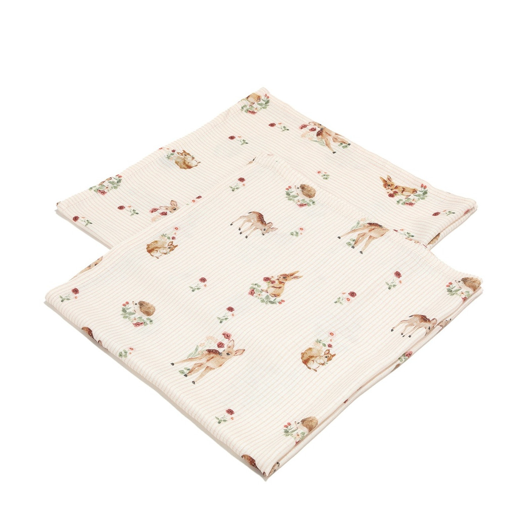 Bambiland By Magdalena Lamparska Zestaw Pieluszek - Pieluszka 100% Bamboo Muślin - 2 sztuki - La Millou