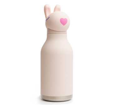 Królik Bubbles - Butelka Termiczna 460 ml ze Słomką z Motywem Króliczka - Bestie Bottle - Asobu