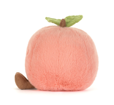 Brzoskwinka z Listkiem - Pluszowa Brzoskwinia 14 cm - Maskotka Przytulanka - JellyCat
