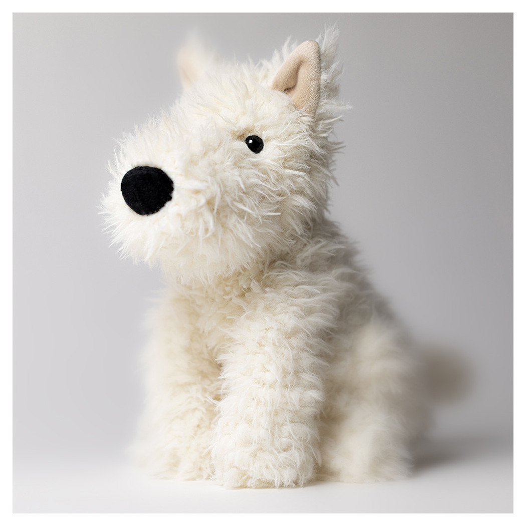 Munro - Terrier Szczeniaczek - Kremowy 25 cm - Maskotka Przytulanka Pies - JellyCat