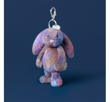 Zodihop Breloczek Króliczek 18 cm - Galaktyczna Mgła - Maskotka Przytulanka Brelok Charms - JellyCat