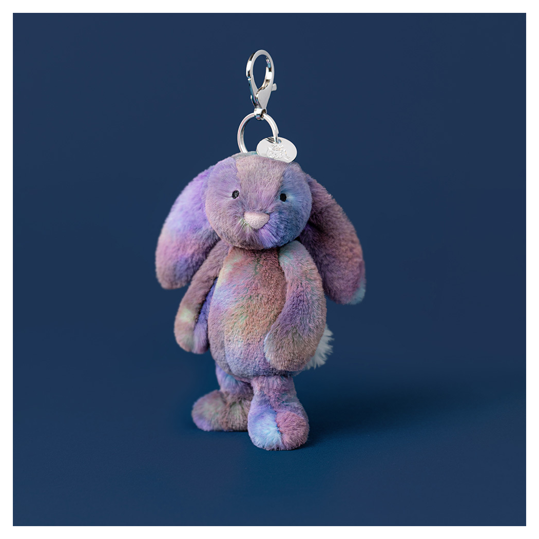 Zodihop Breloczek Króliczek 18 cm - Galaktyczna Mgła - Maskotka Przytulanka Brelok Charms - JellyCat