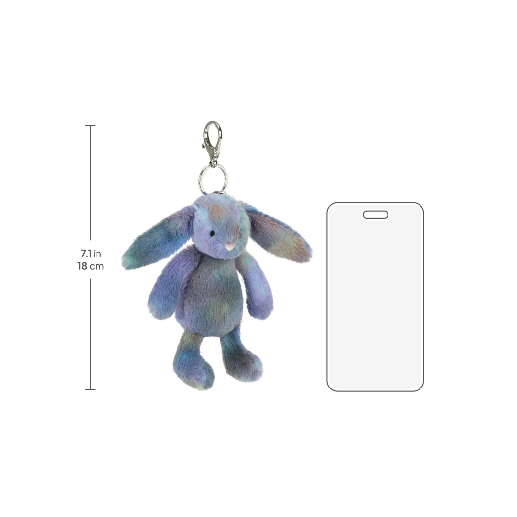 Zodihop Breloczek Króliczek 18 cm - Galaktyczna Mgła - Maskotka Przytulanka Brelok Charms - JellyCat