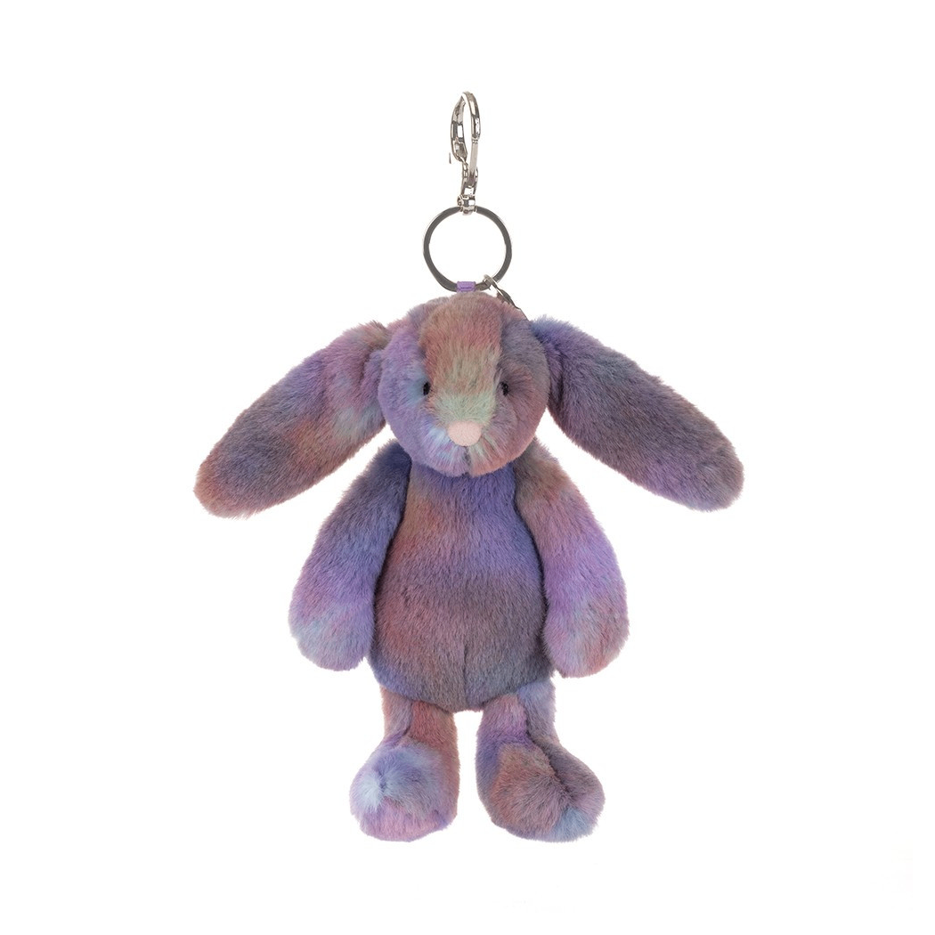 Zodihop Breloczek Króliczek 18 cm - Galaktyczna Mgła - Maskotka Przytulanka Brelok Charms - JellyCat