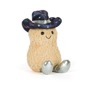 Kosmiczny Kowboj Fistaszek Peanut w Kapeluszu - 15 cm - Maskotka Przytulanka - Jellycat